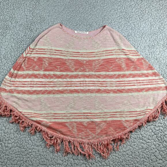 hippie laundry Accessories - Hippie Laundry Shawl Womens XL Tassel Mauve Aztec